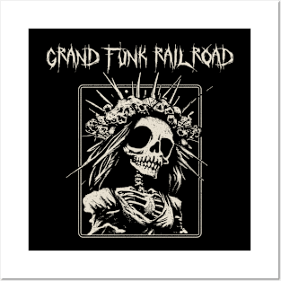 grand funk bridge skull Posters and Art